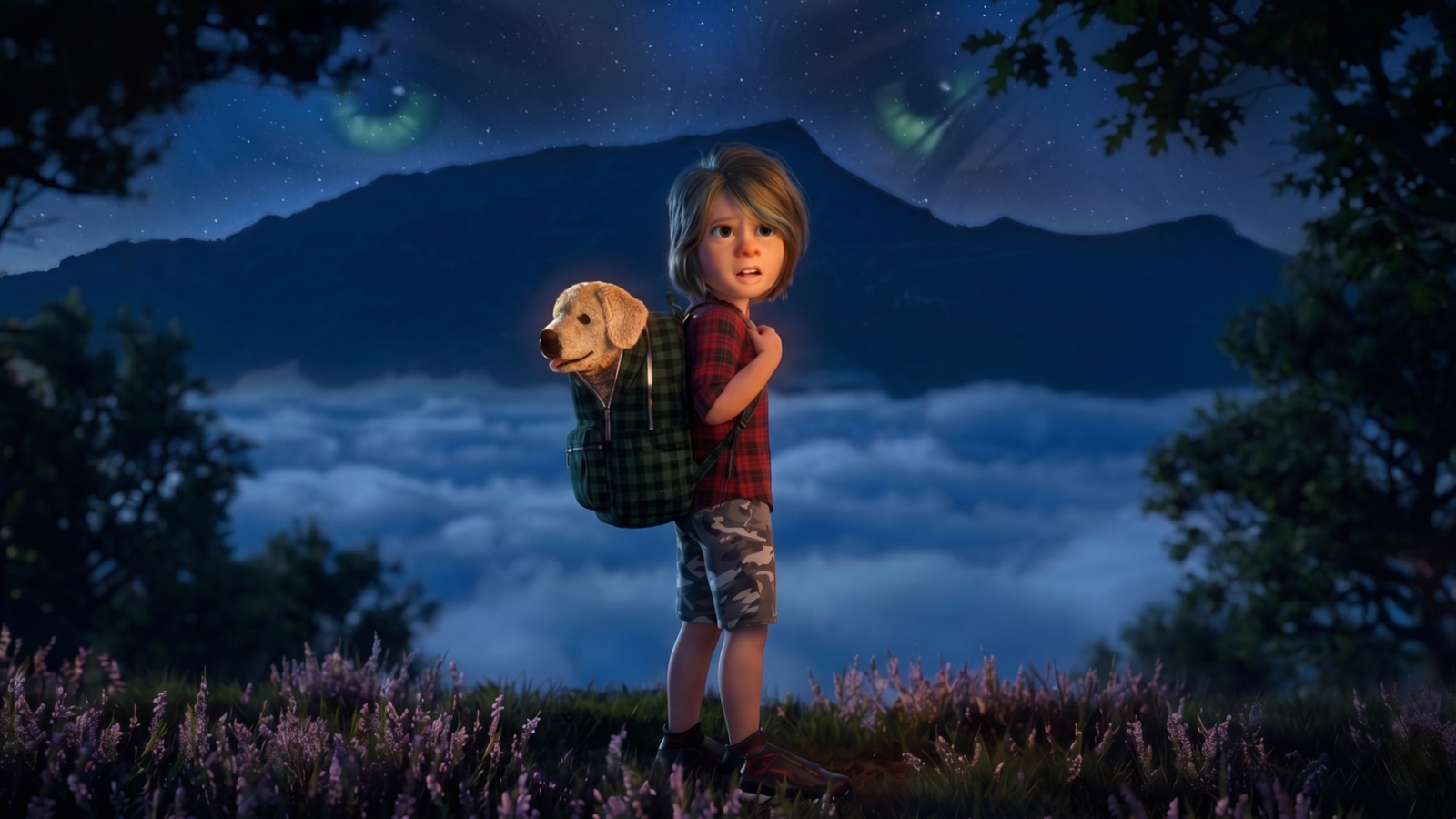 Visuel de cover : Adur et son chien Bubu devant la montagne de la Rhune, au pays basque
